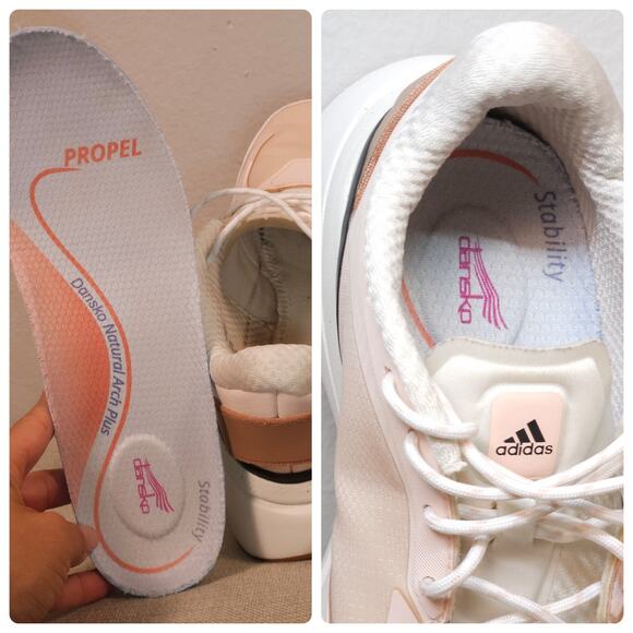 Adidas Brevard US 9 H06178 Comfy Women Running Shoes Wonder Quartz/White - Picture 6 of 12